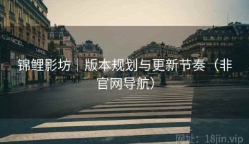 锦鲤影坊｜版本规划与更新节奏（非官网导航）